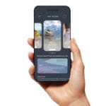 AO Scan subscription on mobile device showing frequency wellness programs including SEFI, Inner-Voice, Vitals, and Body Systems scans.