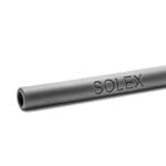 Solex reusable negative ion drinking straw made of BPA-free silicone infused with Si Bin and Black Tourmaline for stamina, balance, and focus.